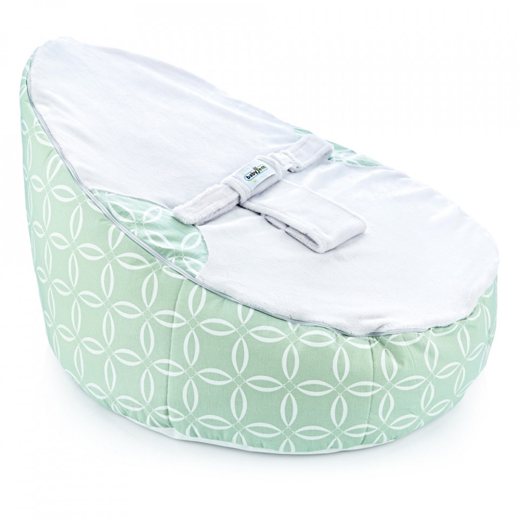 Fotoliu pentru bebelusi cu ham de siguranta Baby Bean Bed (Culoare: Roz)