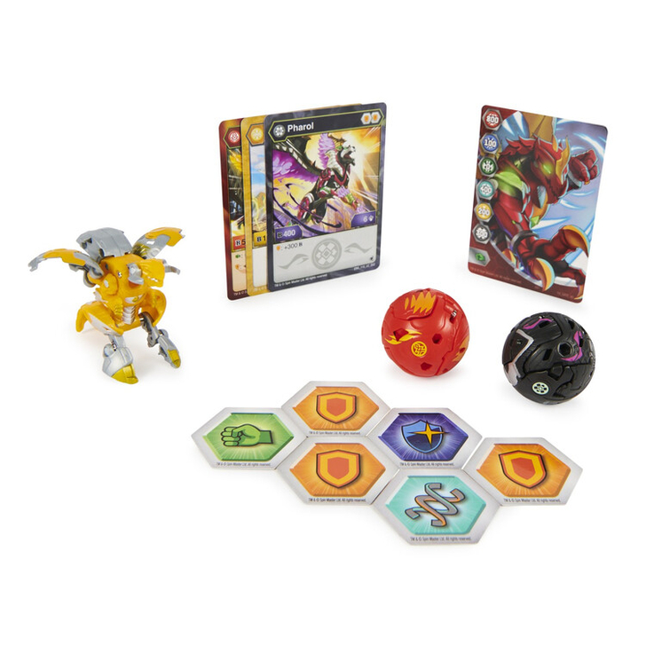 BAKUGAN PACHET STARTER 3 BAKUGANI S4 EENOCH ULTRA NEO PEGATRIX SI PHAROL