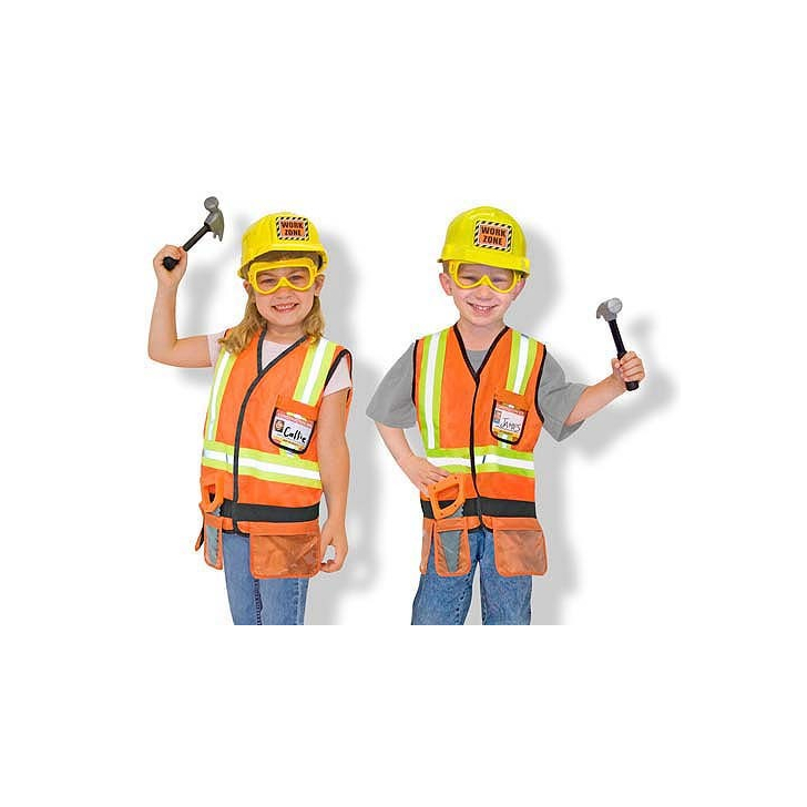 Costum de carnaval jocuri de rol Constructor Melissa and Doug