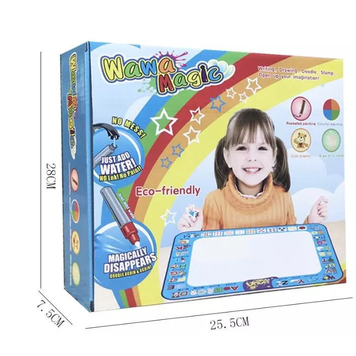 Covorasul Magic Drool - 100x80cm - Jucarie educativa de colorat cu apa