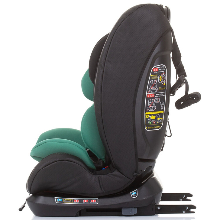 Scaun auto Chipolino Techno 0-36 kg aloe cu sistem Isofix