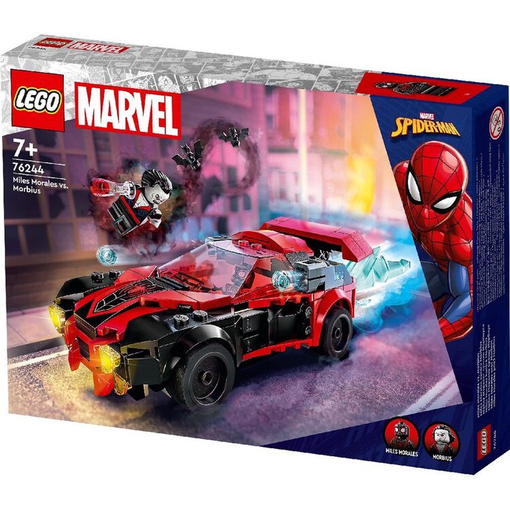 Set de construit - Lego Super Heroes, Miles Morales VS Morbius  76244