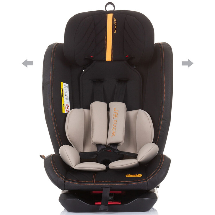 Scaun auto Chipolino Techno 0-36 kg sand cu sistem Isofix