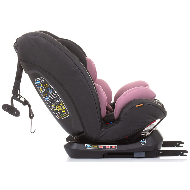 Scaun auto Chipolino Techno 0-36 kg rose water cu sistem Isofix