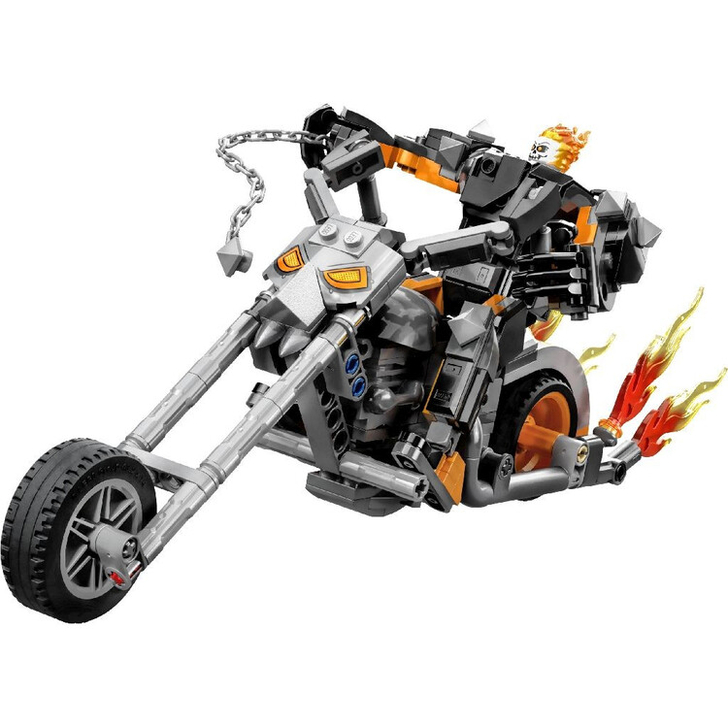 Set de construit - Lego Super Heros, Robot si Motocicleta Calaretul Fantoma  76245