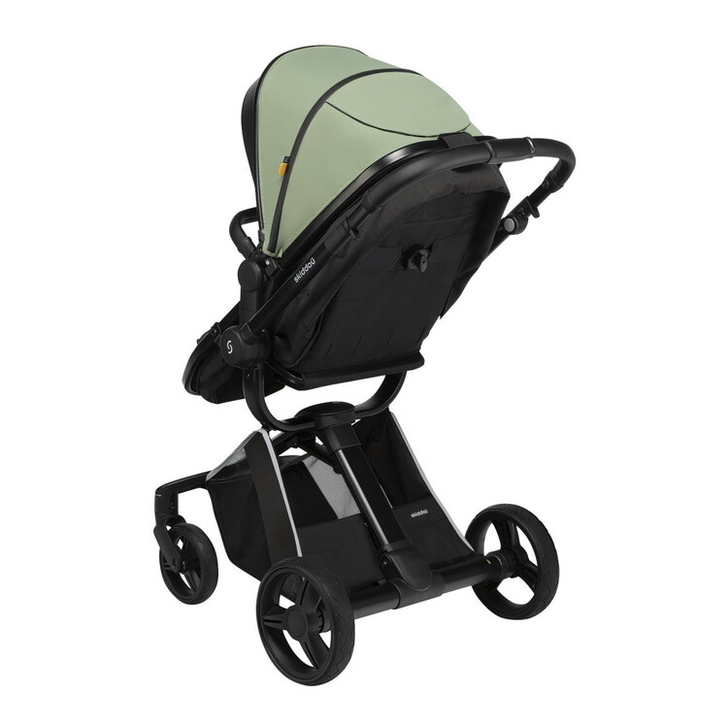 Carucior transformabil 2 in 1 Nasjo, Wild climber, Verde, Skiddou