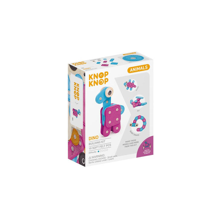 Set de construcție din fetru Dino - KNOP KNOP