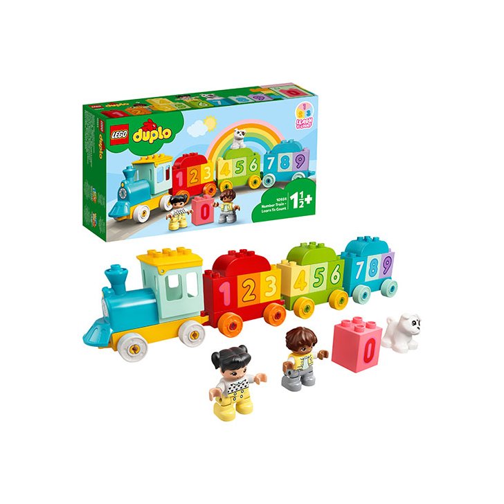 Set de construit - Lego Duplo Primul meu Tren cu Numere, Invata sa Numeri 10954