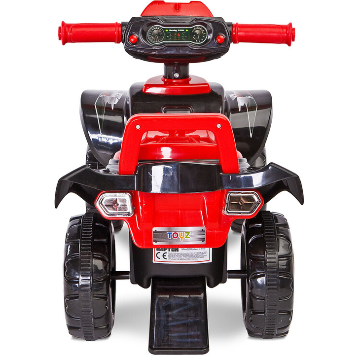 Jucarie ride-on cu sunete si lumini Toyz MINI RAPTOR 2 in 1 Rosie