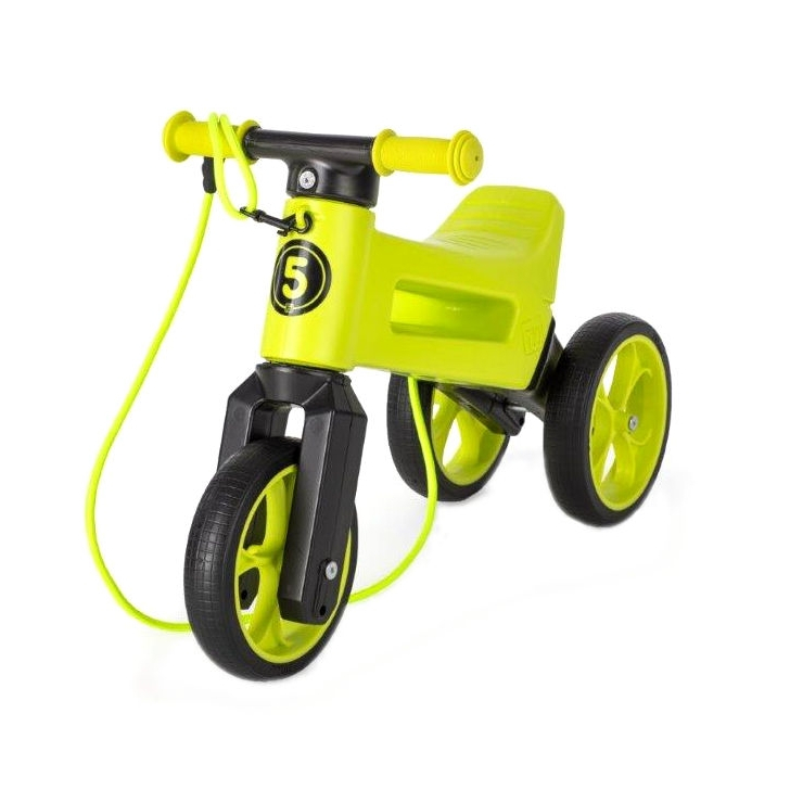 Bicicleta fara pedale Funny Wheels Rider SuperSport 2 in 1 Lime