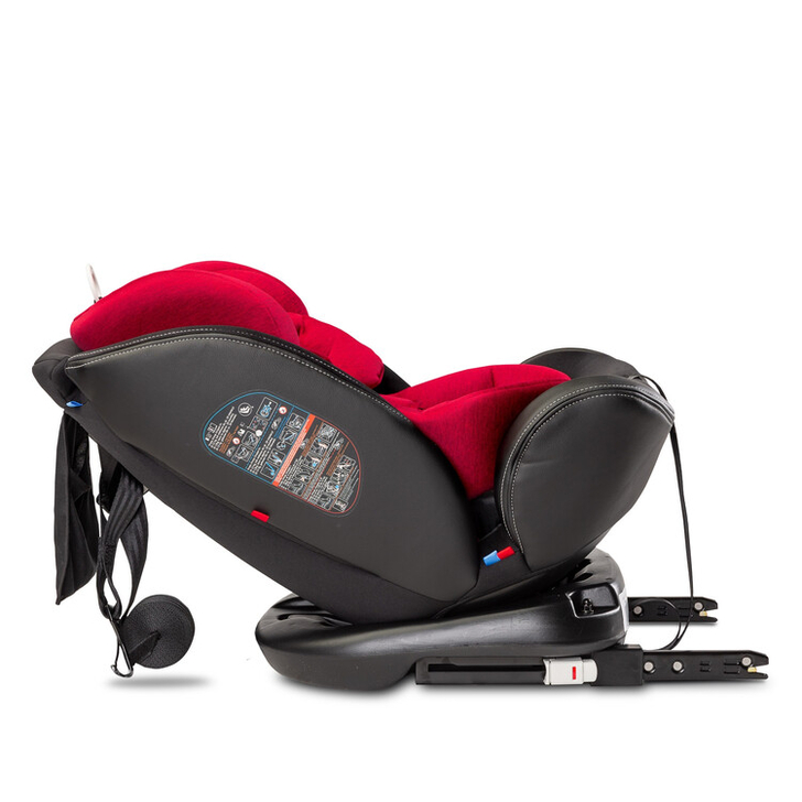 Scaun auto rotativ Caretero MUNDO 0-36 Kg Isofix Rosu