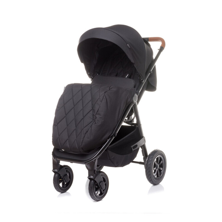 Carucior sport cu roti gonflabile (max. 22 Kg) 4Baby STINGER AIR Negru