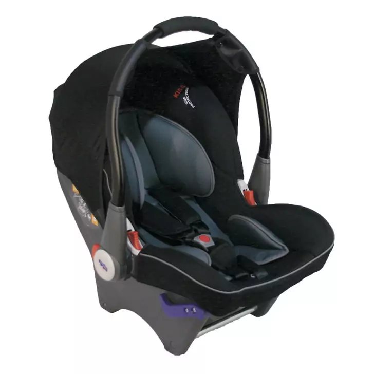 Scaun auto Klippan DINOFIX 0-13 Kg Black/Grey + Baza Isofix