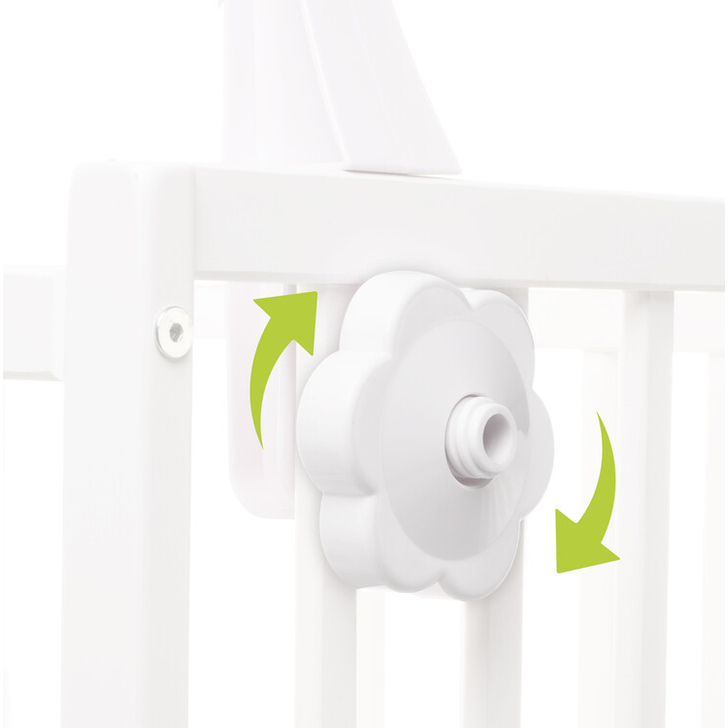 Carusel cu melodii 4Baby MUSICAL MOBILE Vulpi Maro/Bej F08