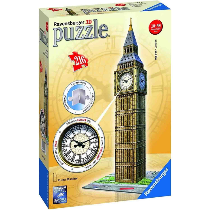 Puzzle 3D Big Ben Londra, 216 Piese