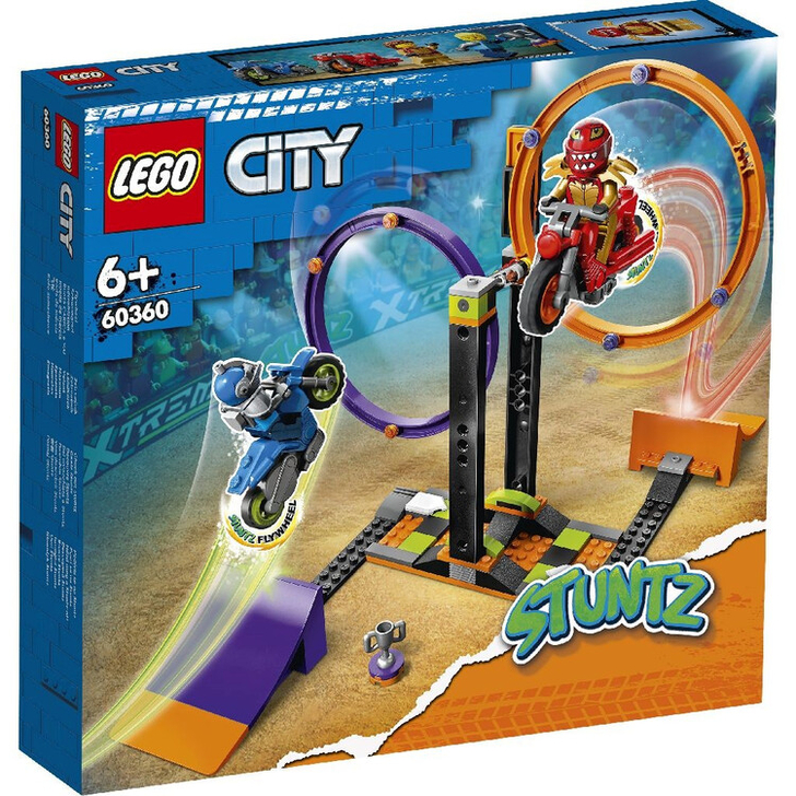 Set de construit - Lego City, Provocarea de Cascadorii cu Rotiri  60360