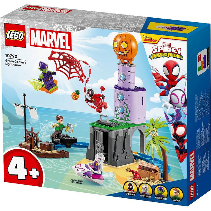 Set de construit - Lego Spidey, Echipa lui Spidey la Farul lui Green Goblin  10790
