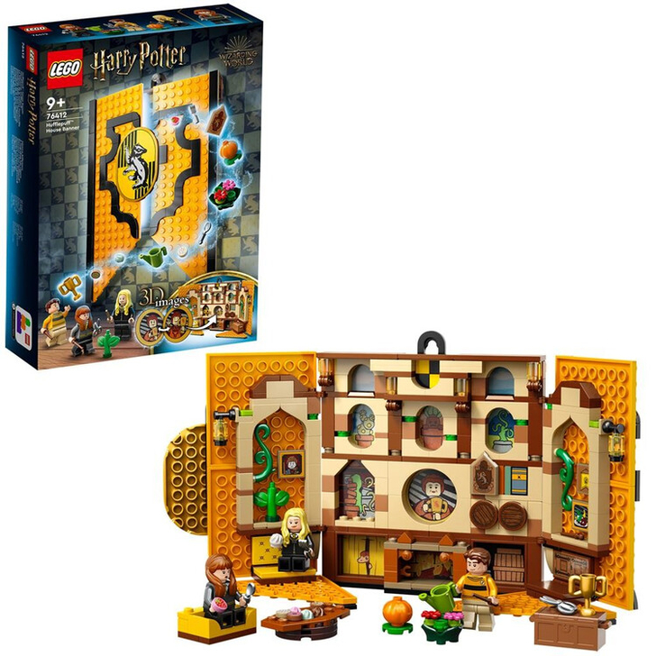 Set de construit - Lego Harry Potter, Bannerul Casei Hufflepuff  76412