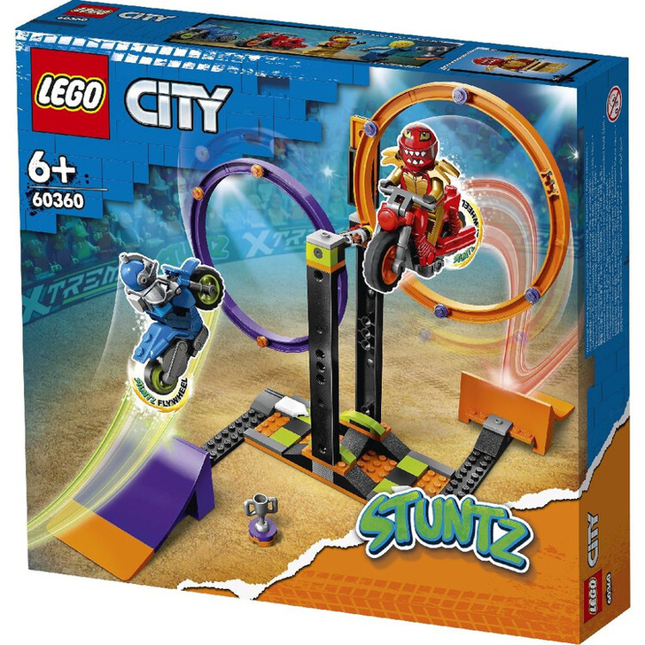 Set de construit - Lego City, Provocarea de Cascadorii cu Rotiri  60360