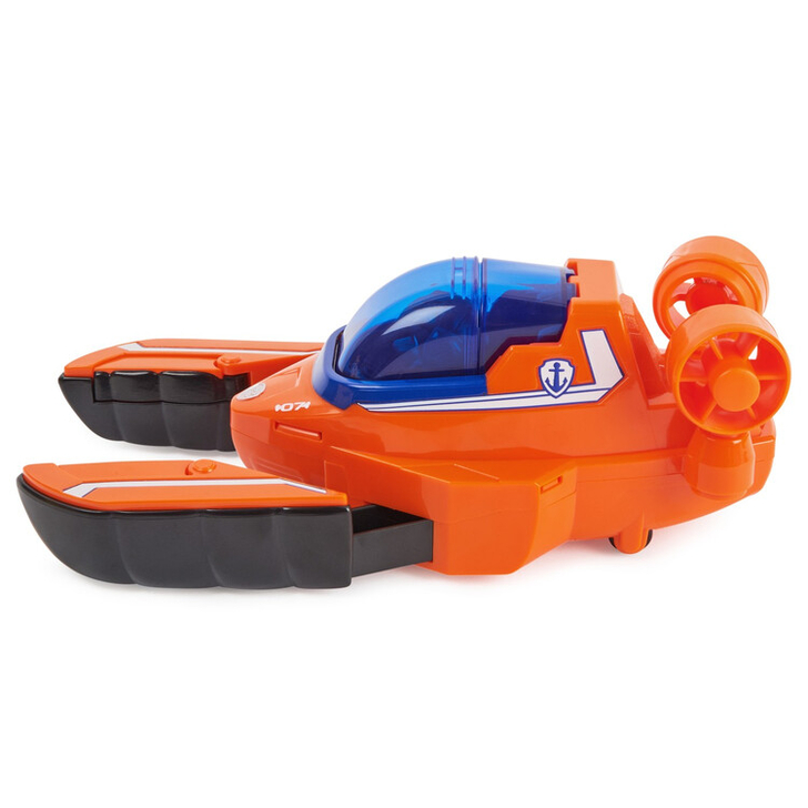 PATRULA CATELUSILOR VEHICUL CATELUSII ACVATICI FIGURINA ZUMA SI VEHICULUL HOMAR