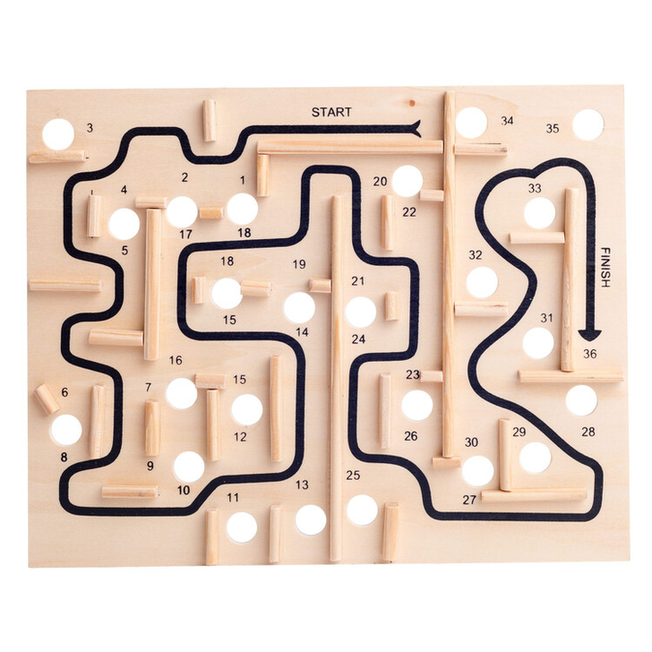Joc de logica - Labirint cu bila si panouri detasabile