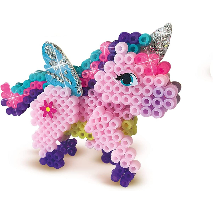 Set creativ Beedz - Margele de calcat Unicorni