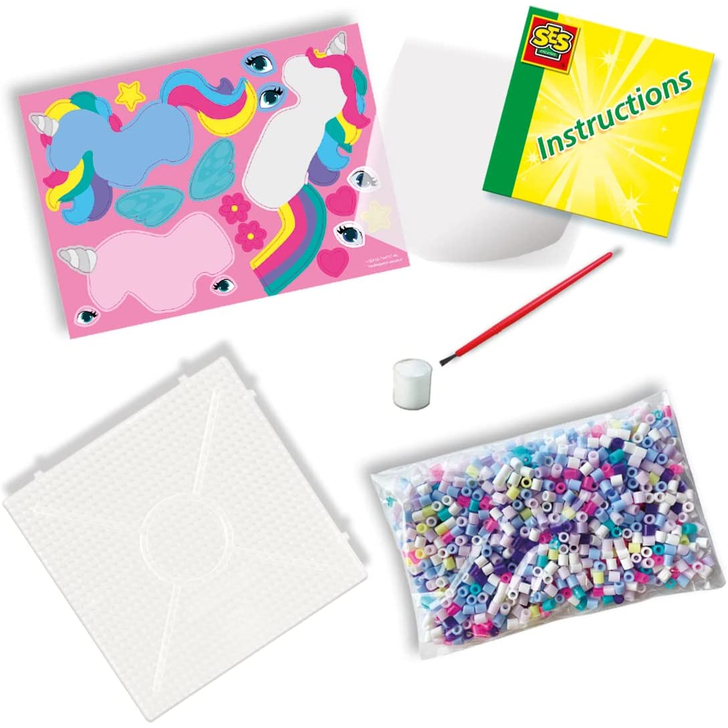 Set creativ Beedz - Margele de calcat Unicorni
