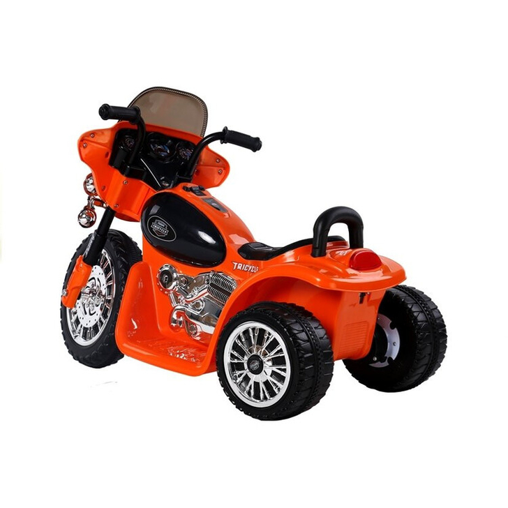 Motocicleta electrica Chopper JT Police, portocaliu