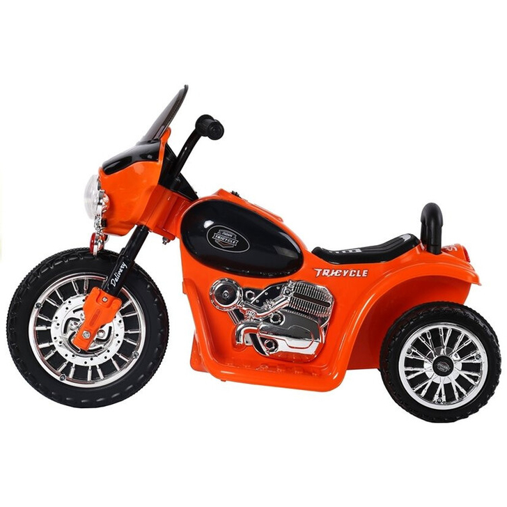 Motocicleta electrica Chopper JT Police, portocaliu