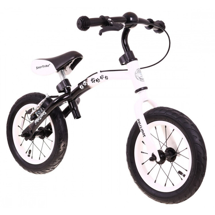 Bicicleta fara pedale cu cadru reverisbil Boomerang WB-06, alb