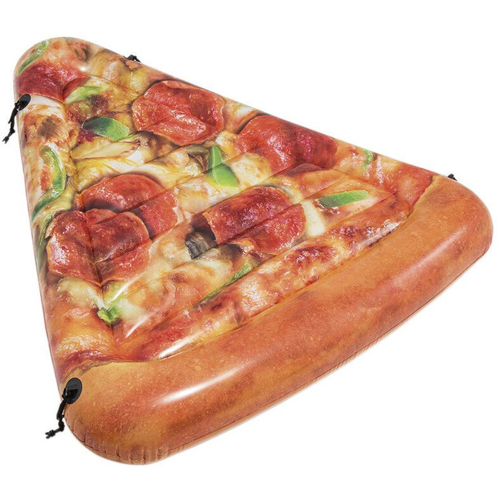 Saltea gonflabila Intex in forma de felie de pizza, 175 x 145 cm