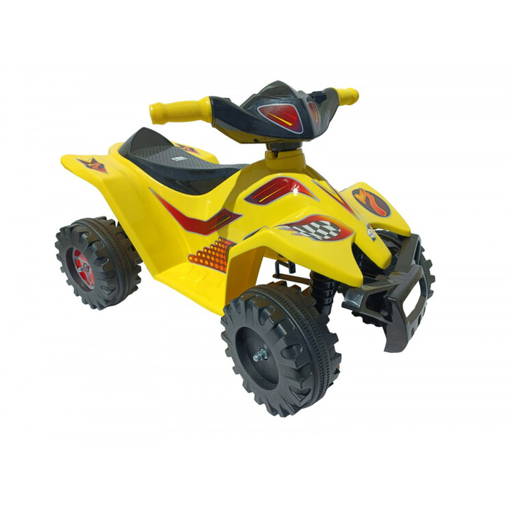 Quad Atv electric Ride On Malipen, galben