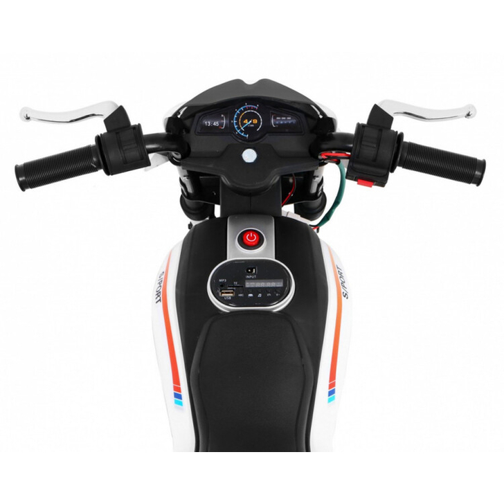 Motocicleta electrica Night Rider, alb