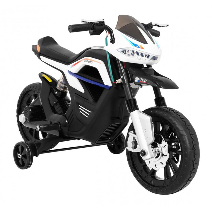 Motocicleta electrica Night Rider, alb