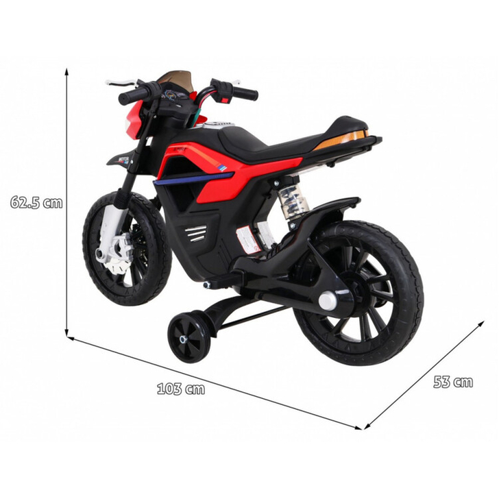 Motocicleta electrica Night Rider, rosu