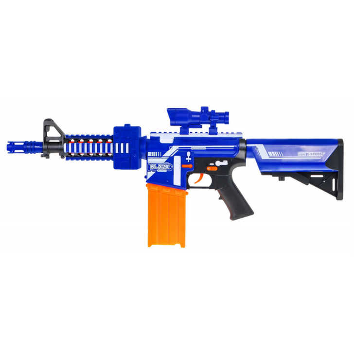 Arma de jucarie Blaze Storm Supe-R Speed, semi automata cu baterii si 20 gloante