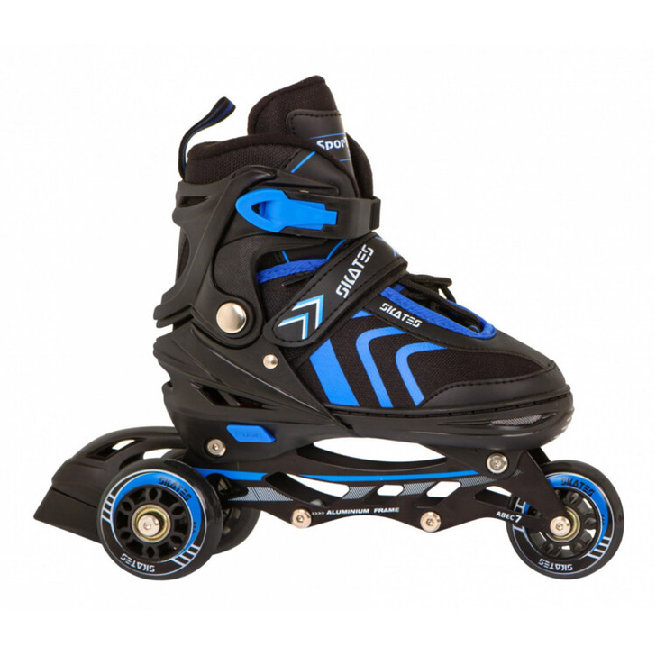 Role pentu copii SporTrike 4 in 1, 34-38 , albastru