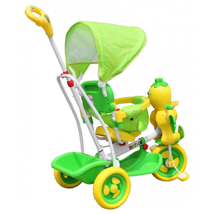 Tricicleta pentru copii Ratusca, verde