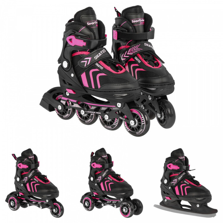 Role pentu copii SporTrike 4 in 1, 39-43 , roz