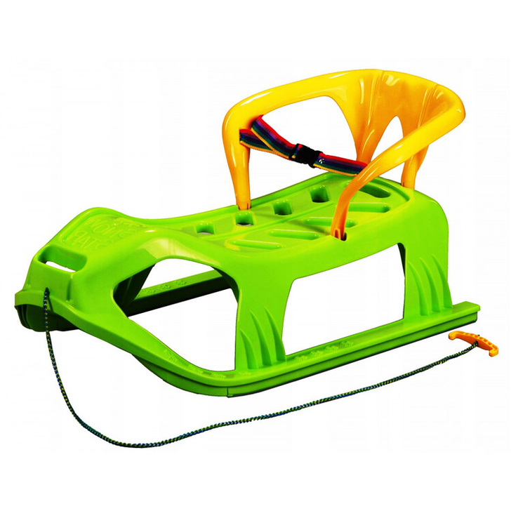 Sanie Marmat Snow Star, verde cu spatar galben, 6593
