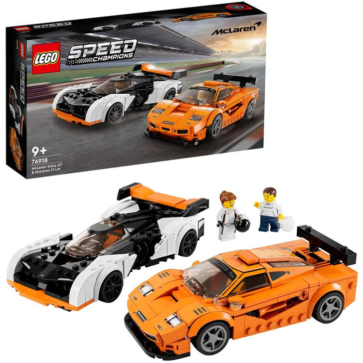 Set de construit - Lego Speed, Champions McLaren Solus GT si McLaren  F1 LM  76918