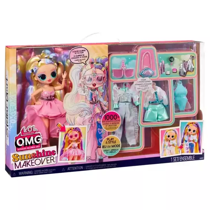 Papusa LOL Surprise OMG, Sunshine Makeover, Big Surprise