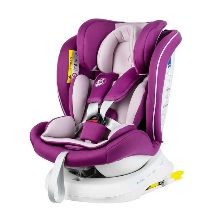 Scaun Auto Tweety Plus DELUXE BUF BOOF Purple cu Isofix rotativ 360 grade 0 36 kg