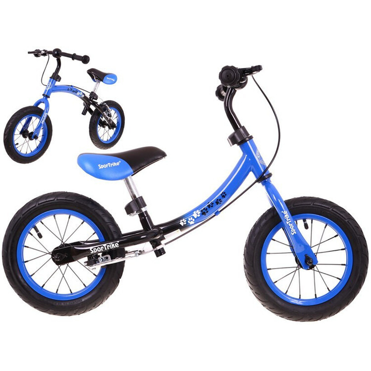 Bicicleta fara pedale cu cadru reversibil Boomerang WB-06, albastru