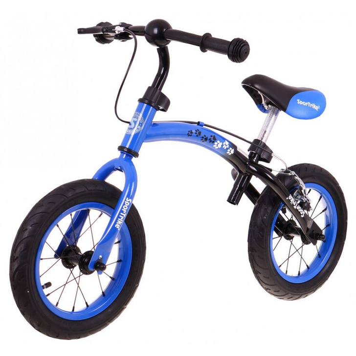 Bicicleta fara pedale cu cadru reversibil Boomerang WB-06, albastru