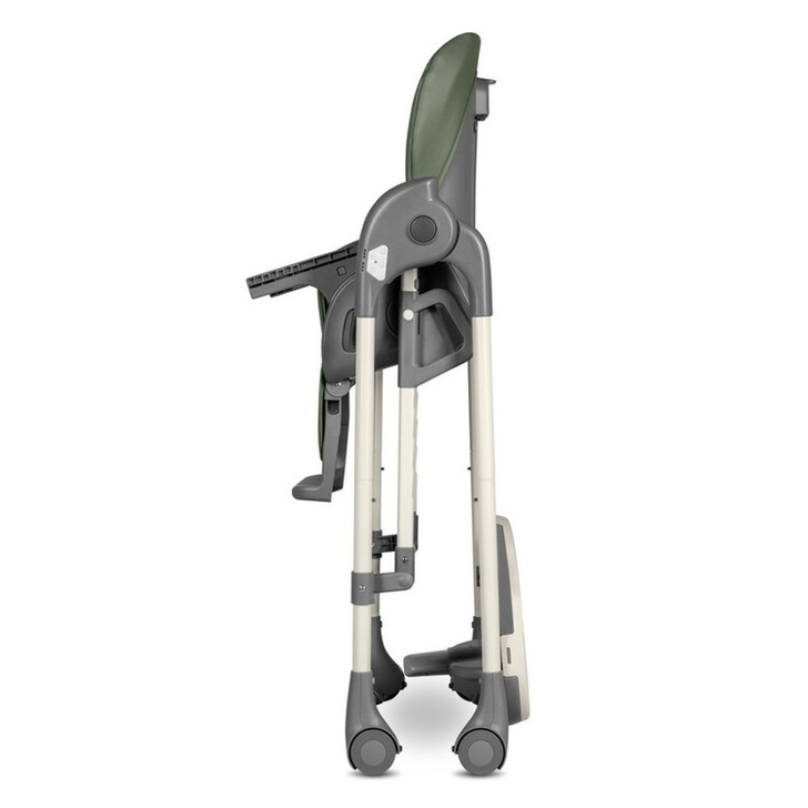 Lionelo - Scaun de masa si balansoar, 2 in 1, Laurice, Transformabil, Multifunctional, Inaltime si spatar reglabile, Cu melodii de leagan, 0 luni+, Conform cu standardele europene de securitate EN 14988, EN 16120, Verde