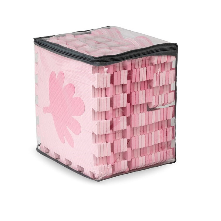 Covoras de joaca Puzzle 150x150 cm, Momi Zawi - Pink