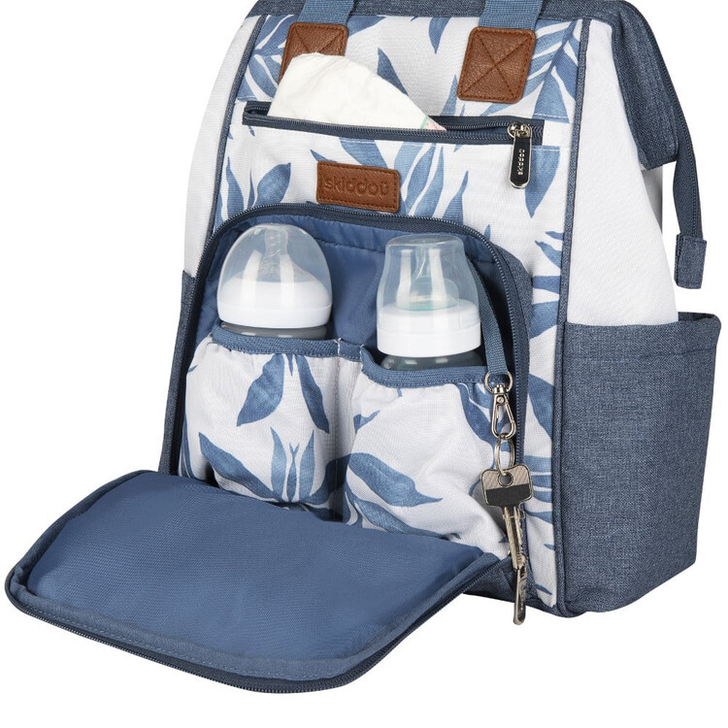 Rucsac multifunctional mamici Astrid, Skiddou, Denim, Bleumarin