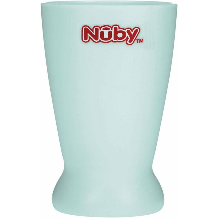 Nuby - Lingurita cu rezervor, Din silicon, 90 ml, 3 luni+, Verde