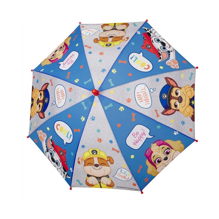 Umbrela manuala 38 cm cu inchidere cu siguranta Paw Patrol